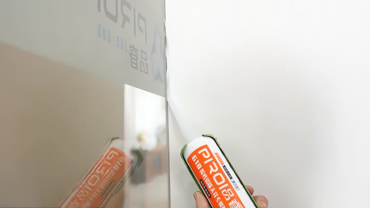 Handheld Application — PIROI Silicone Sealant real photo