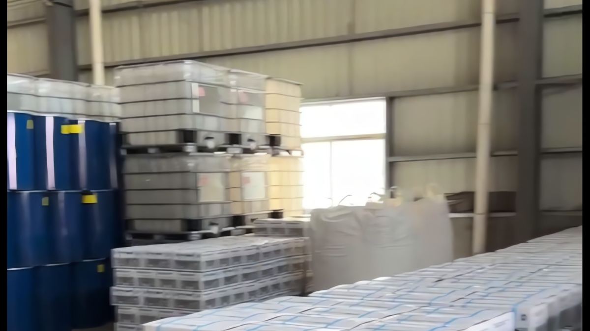 Packed silicone sealant cartons ready for export shipment