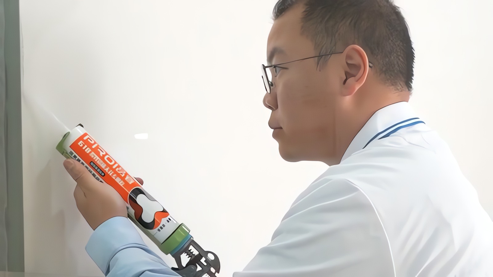 Glass & Aquarium — silicone sealant application